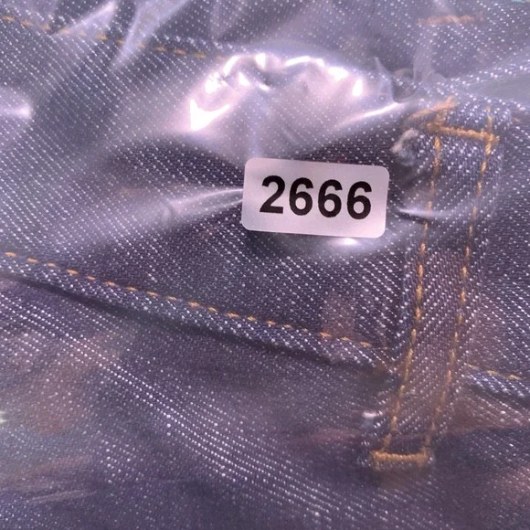 Five Four x Mark McNairy Mens Designer Jeans 34 Dark Straight Leg Streetwear - Picture 14 of 14